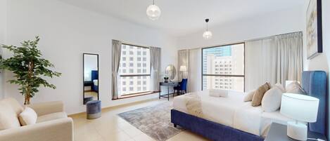 3 habitaciones, tabla de planchar con plancha, wifi y ropa de cama