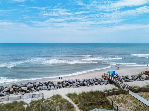 Tæt på stranden