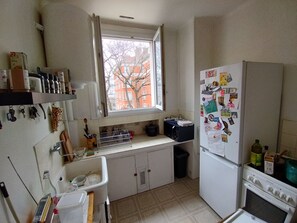 Private kitchen - Parisian apartment on the edge of the coulée verte. (Paris)