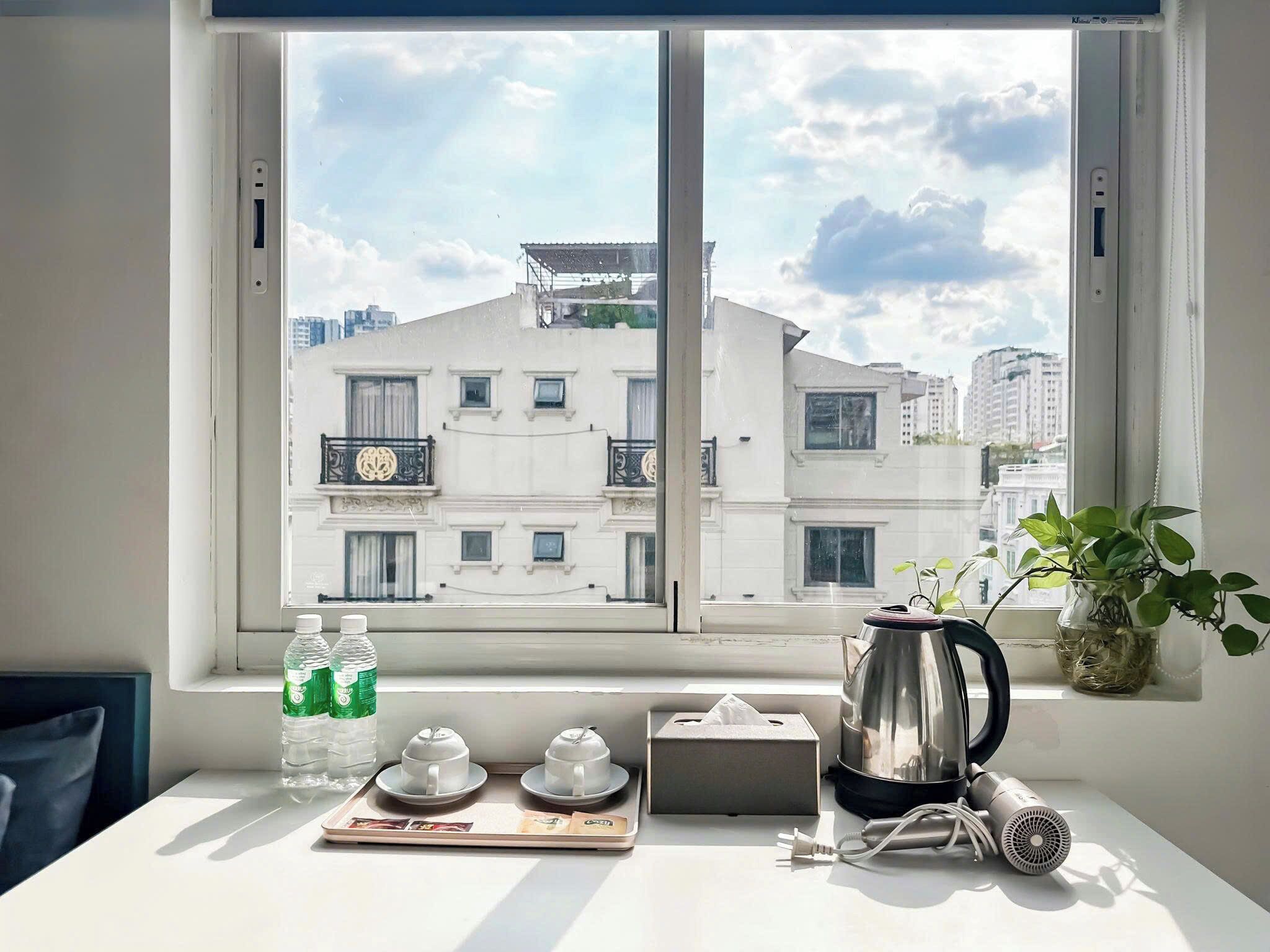 Caja de seguridad en la habitación y cortinas blackout 