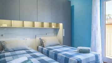 2 bedrooms, in-room safe, travel cot, free WiFi