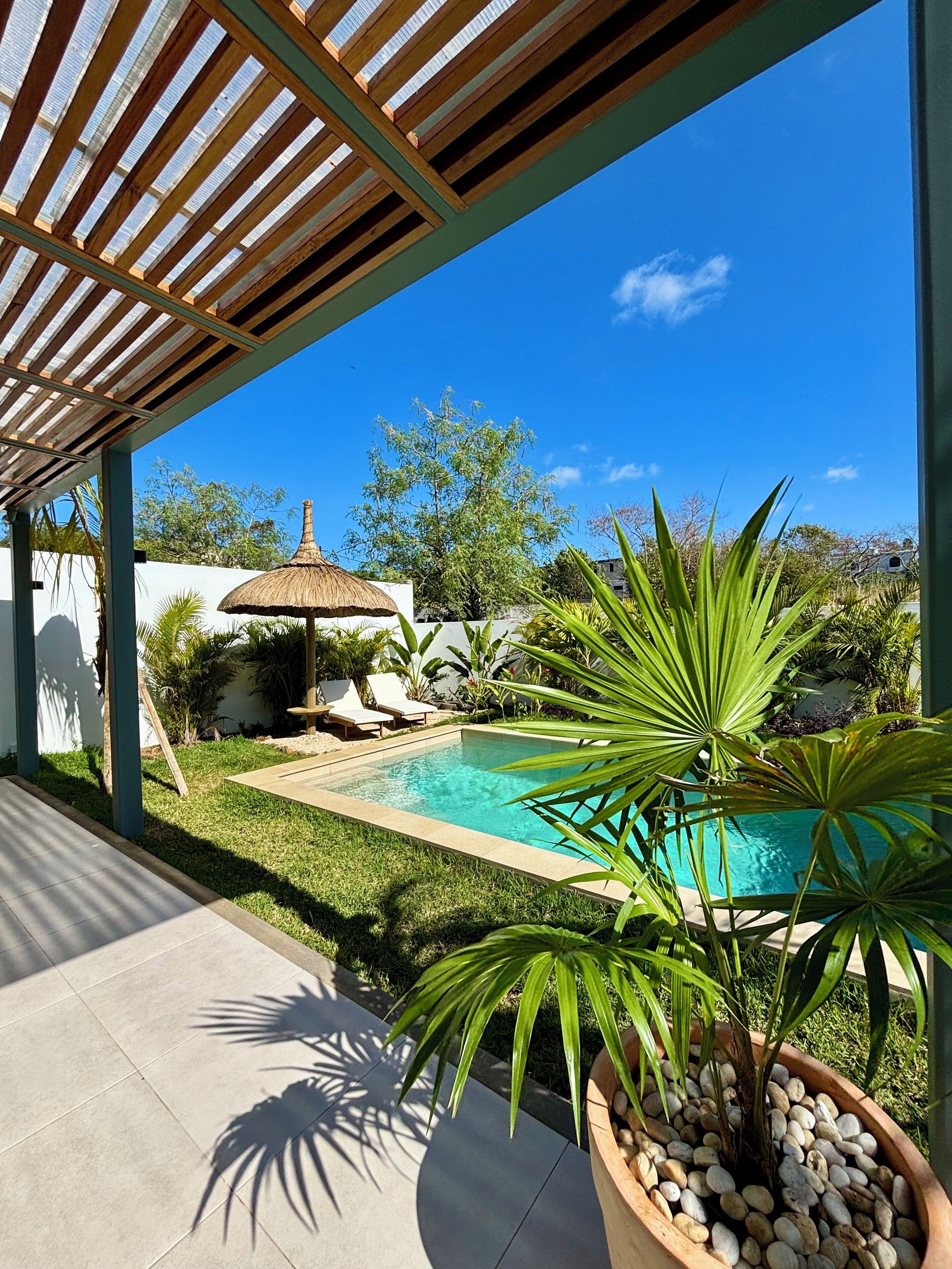 Alberca al aire libre 