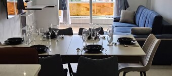 Residence meuble over cloud au 2 plateau vallon 1 bedroom living room and 1 sofa bed