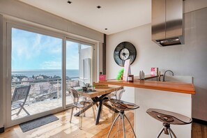 Apartment, Balcony, Sea View | Private kitchen | Full-size fridge, microwave, oven, stovetop - Stunning Seaview Apartment in Nervi by Wonderful Italy (Genoa)