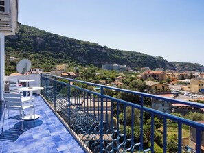 Panorama resortwoning, uitzicht op zee | Balkon