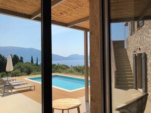 Outdoor pool - Evreti DREAMHOUSE Stone House With Private Pool & Sea View. A Paradise on Earth! (CHMJ+HVW Evreti, Greece)