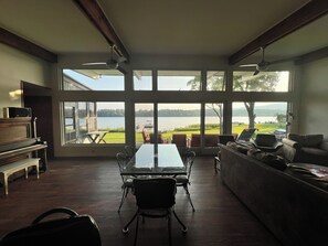 Interior - Lakefront 3-bedroom house in lower Berkshires with WiFi, AC (Salisbury)