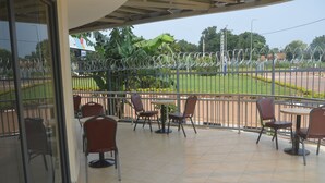 Façana frontal de l'allotjament