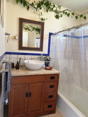 Shower, hair dryer, towels, soap - Charming 4 bedroom home in The Mission (San Francisco)