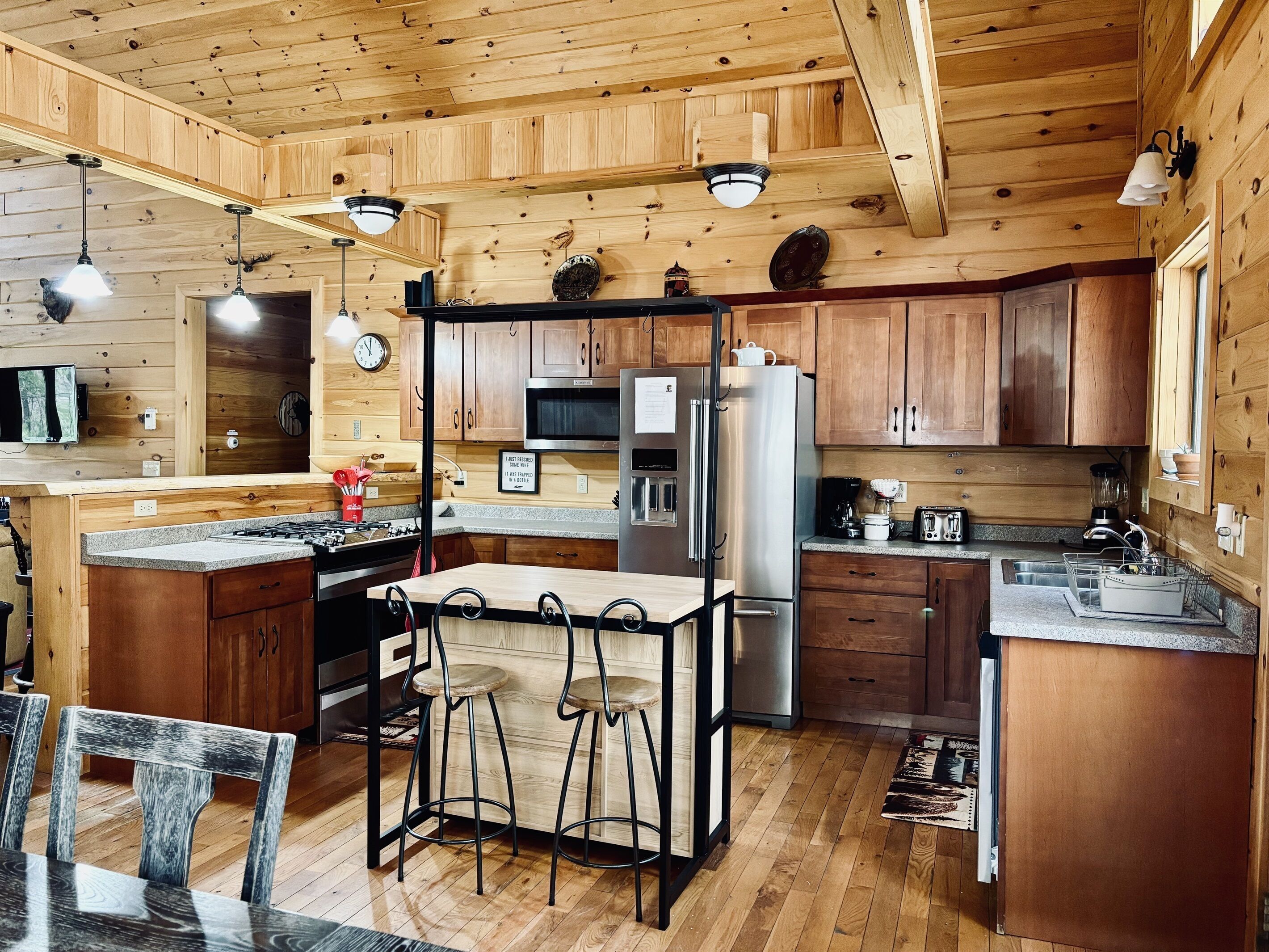 Come prepare a delicious meal in our kitchen.