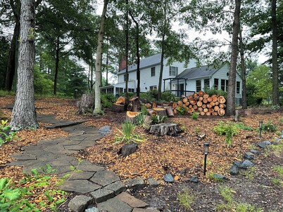 Glebe Creek waterfront home with dock, kayaks, SUP, & lifejackets