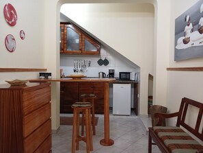 Økonomi-dobbeltrom, 1 queensize-seng, kjøkken, ved stranden | Eget kjøkken