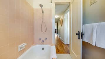 Hair dryer, towels
