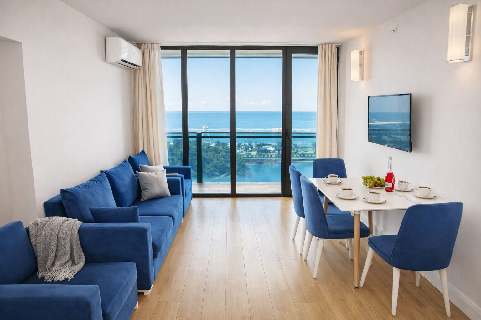 Individually furnished, blackout curtains, soundproofing