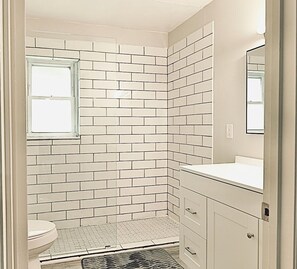Shower, hair dryer, towels, soap - Beautifull 4 bedroom home complete with couvered swimmng pool. (Ocala)