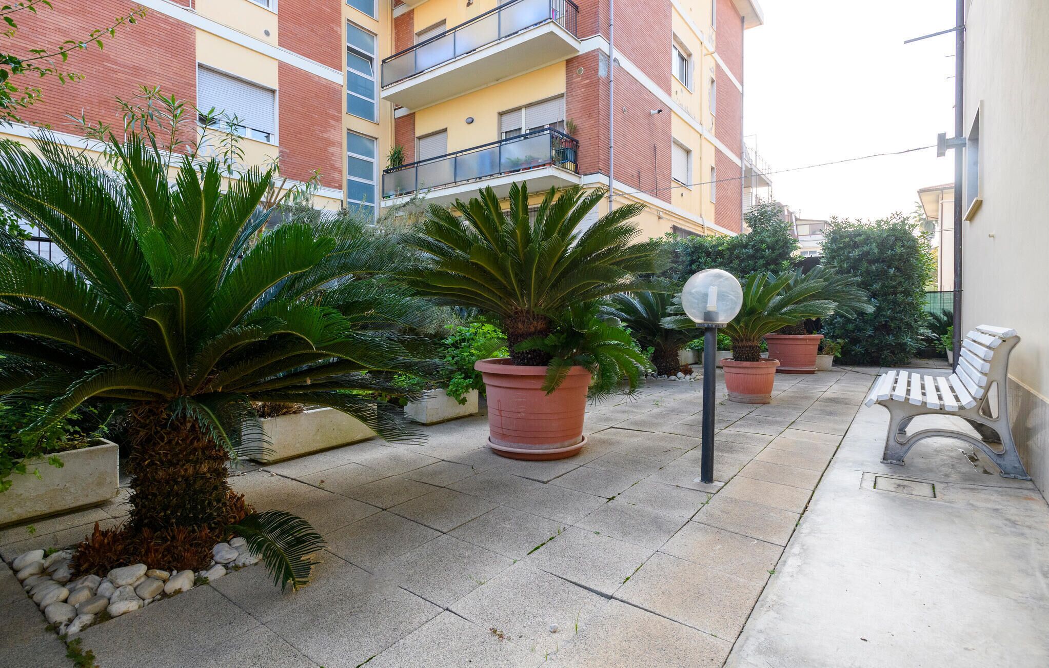 outside
