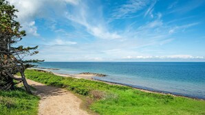 A coastal path leading to a beach with clear skies and calm waters. - 3 bedroom amazing home in Gilleleje (Gilleleje)