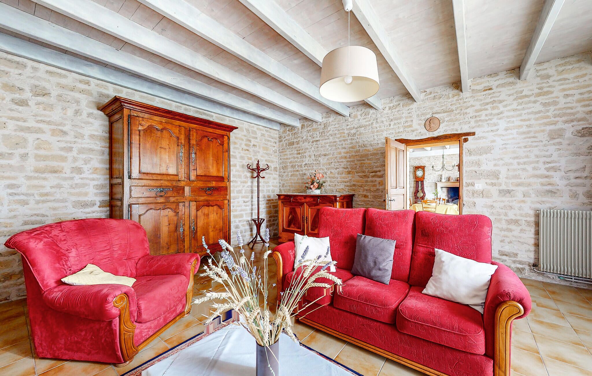 Fireplace, table tennis