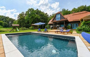 Una piscina climatizada