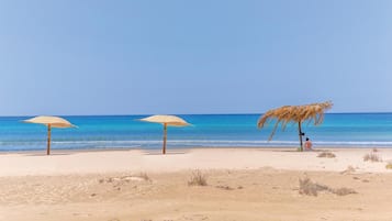 Vlak bij het strand