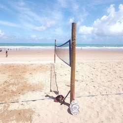 Vista para praia/oceano