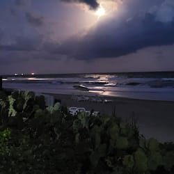 Vista para praia/oceano
