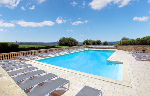 Awesome home in Bessas with heated swimming pool