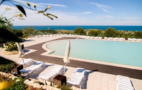 Maison confortable à Vieste avec piscine.