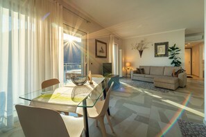 Apartment, Lake View | Living area | 35-inch TV with digital channels - Ka'Doro Deluxe (Nesso)
