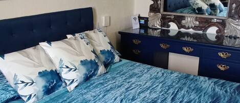 1 makuuhuone, työpöytä, silitysrauta/-lauta, ilmainen Wi-Fi