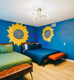 5 bedrooms, iron/ironing board, WiFi, bed sheets
