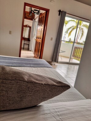 Standard Double Room, Balcony, Garden View | Free WiFi, bed sheets