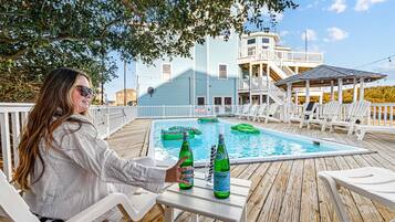 Opvarmet pool