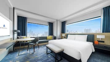 Habitación Deluxe, 1 cama King size, en esquina | Vista desde la habitación