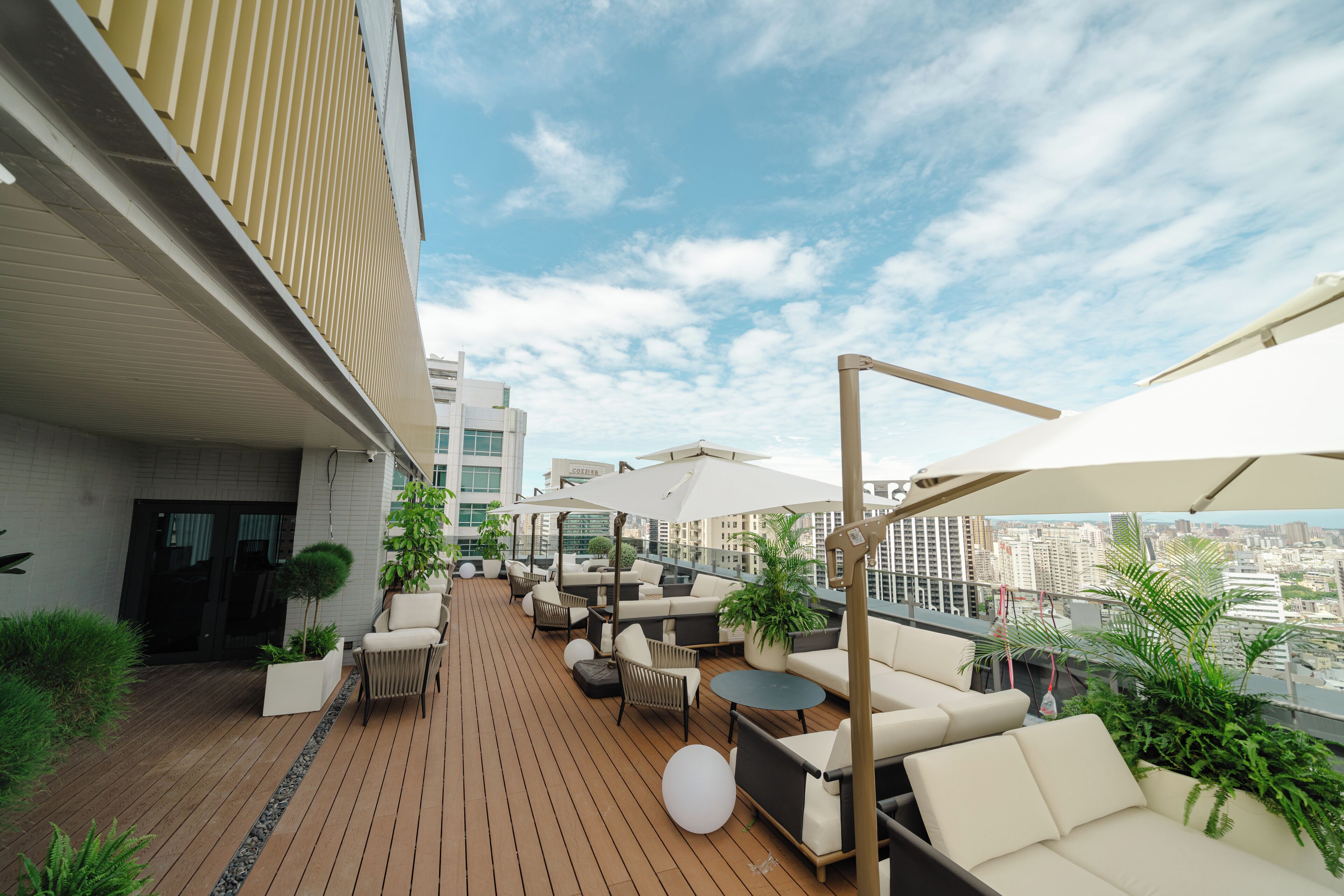 Terrasse sur le toit