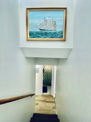 Interior - Ocean views - Boatman’s Beach House! Steps to St. Augustine Beach. Sleeps 10.  (St. Augustine)