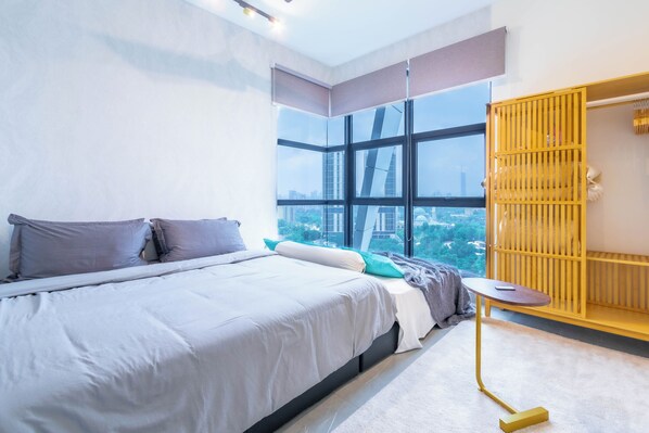 1 chambre, fer et planche à repasser, Wi-Fi, literie fournie