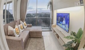 Condo, 1 quarto, acessível, sacada | Sala de estar