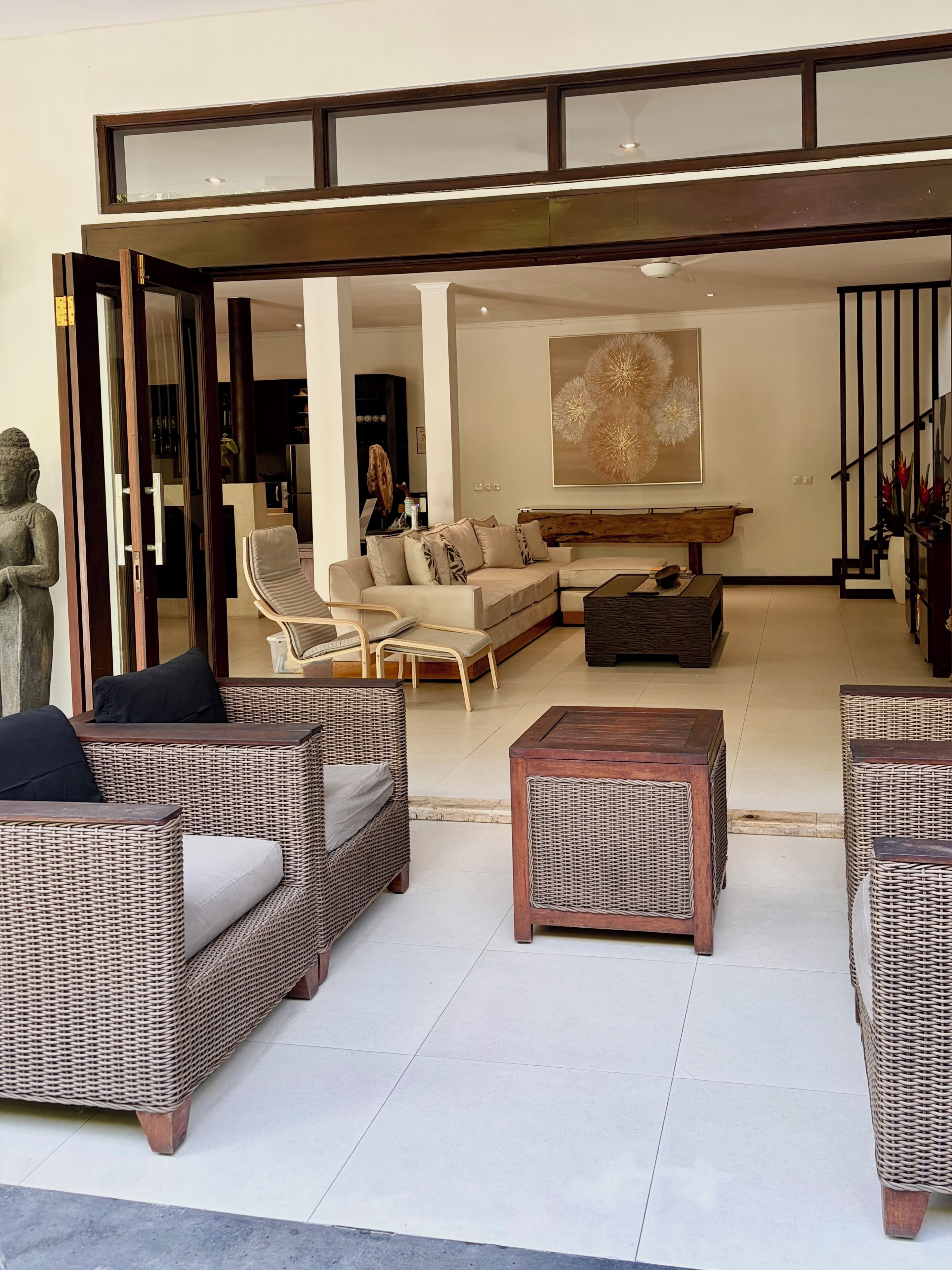 Deluxe Villa, 2 Bedrooms, Private Pool, Garden View | Living area | Flat-screen TV