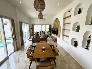Luxury Villa, Lanai, Ocean View | Living area - Villa Amici (Canggu)