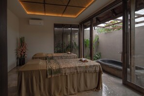 Salas de tratamientos para parejas, tratamientos corporales