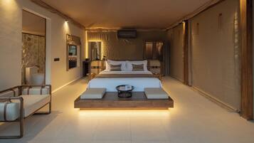 One Bedroom Garden Pool Tent | Premium bedding, down comforters, pillowtop beds, minibar