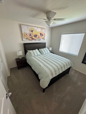 5 bedrooms, iron/ironing board, travel crib, free WiFi