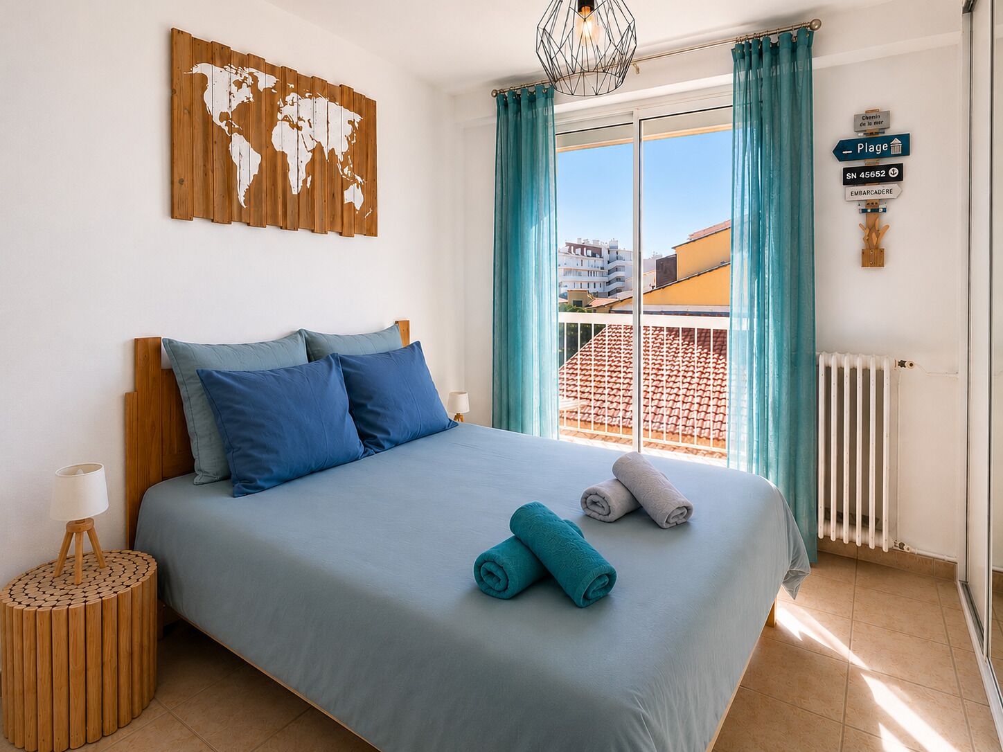 2 chambres, fer et planche à repasser, lit parapluie, Wi-Fi gratuit