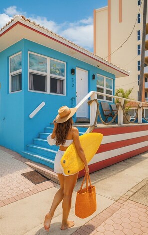 Exterior - Beachside Compound Sleeps 12 Consisting of Two Private Homes and One Guest Suite (Hollywood)