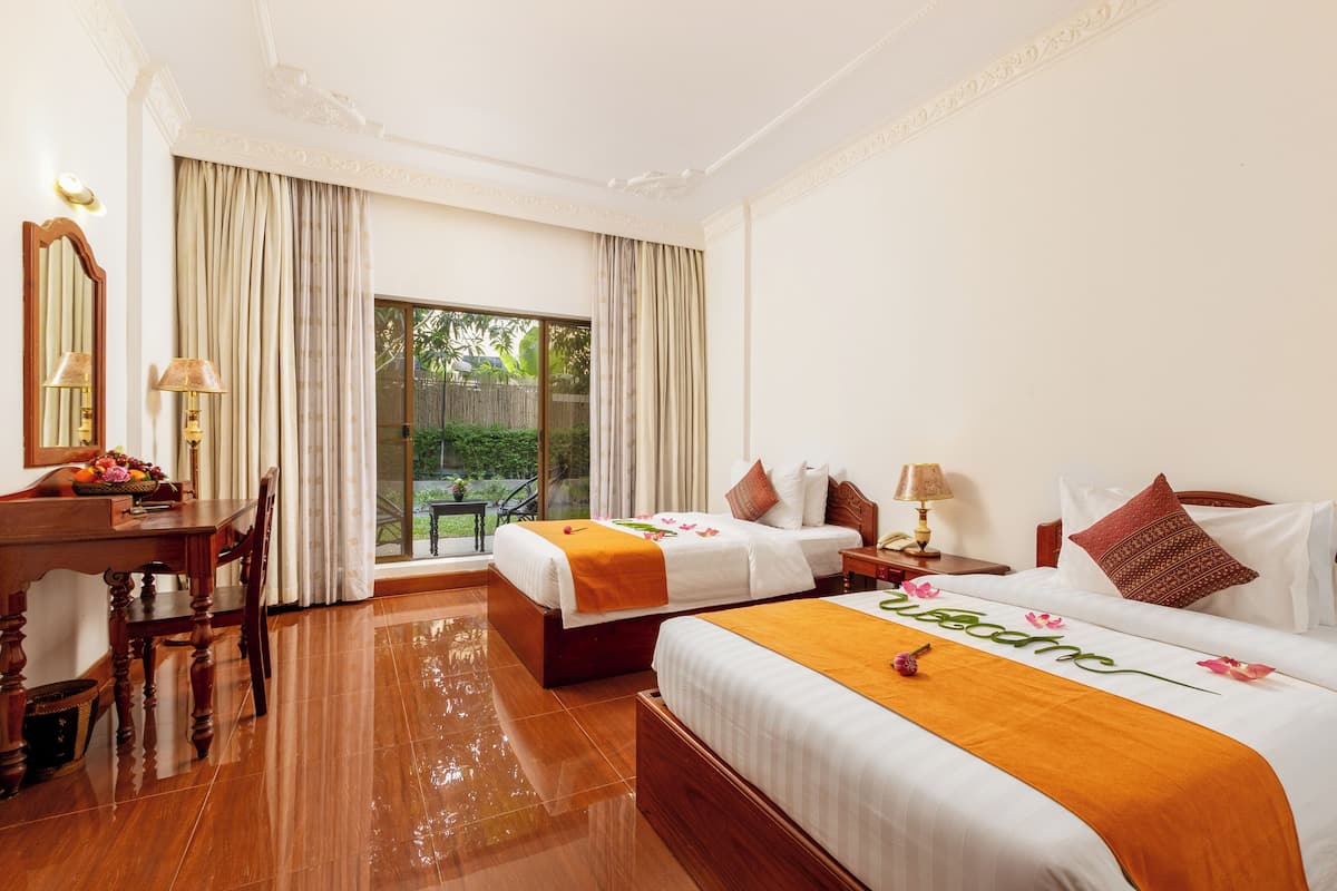 1 quarto, roupas de cama premium, frigobar, cofres nos quartos