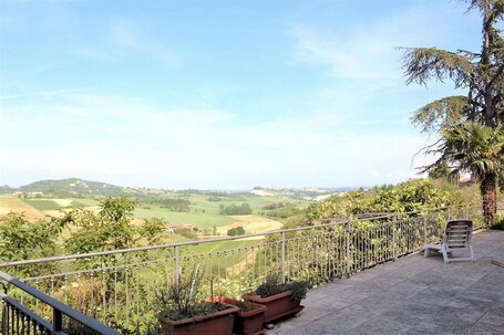 Property grounds. Typical Monferrato apartment among the Vineyards