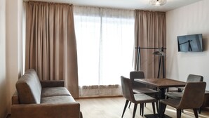 Leilighet, 1 queensize-seng med sovesofa, ikke-røyk | 1 soverom og wi-fi (inkludert)