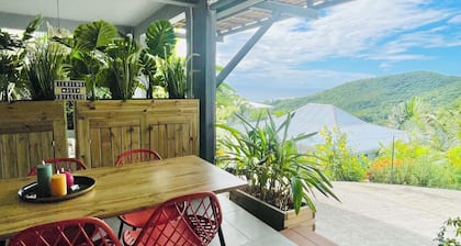 Sea view lodge 2 people Sainte-Luce, southern Martinique 5 min from the beaches