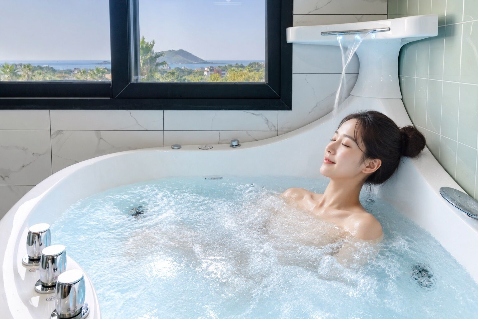 Bain à remous privé